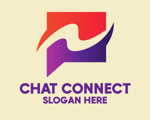 Messaging - Colorful Message Box logo design