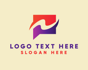 Colorful Message Box Logo