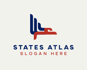 Patriotic USA Bird logo design