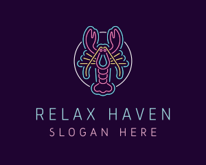 Neon Lobster Restaurant Logo
