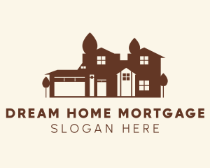 Mortgage - Residential Mansion Property logo design