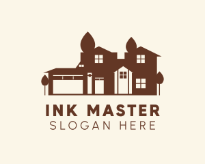 Residential Mansion Property logo design