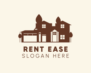 Rental - Residential Mansion Property logo design