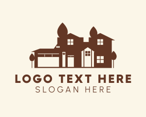Country House - Residential Mansion Property logo design