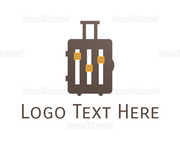 Music Tour Bag Luggage Logo
