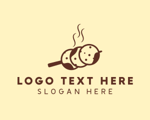 Brown - Asian Street Food logo design