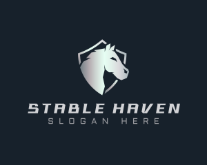 Wild Horse Shield logo design