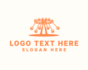 Booth - Amusement Park Ride logo design