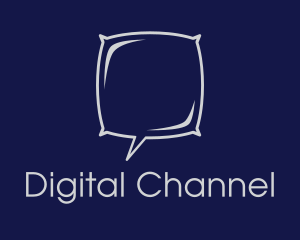 Channel - Night Pillow Chat logo design