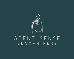 Scented Candle Souvenir logo design