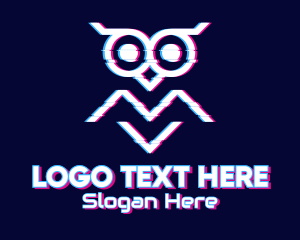 It - Static Motion Owl Gaming logo design