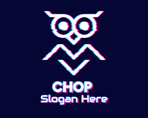 Network - Static Motion Owl Gaming logo design