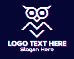 Application - Static Motion Owl Gaming logo design