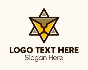 Triangle Star Lion Logo