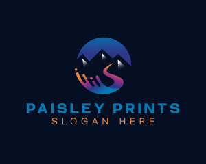 Mountain River Printing logo design