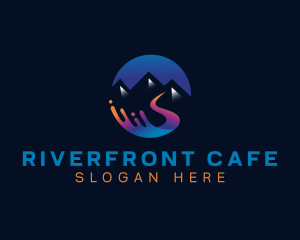 Mountain River Printing logo design