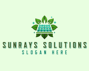 Eco Solar Panel logo design