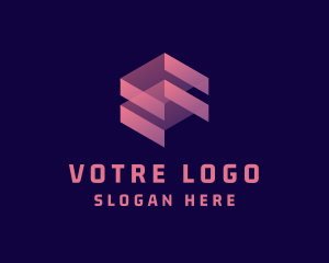 Marketing - 3D Cube Startup Company logo design