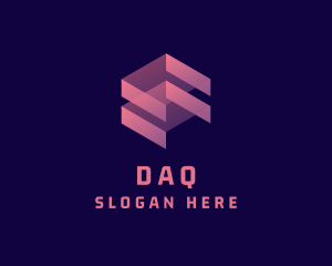 International - 3D Cube Startup Company logo design