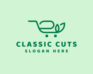 Organic Shopping Cart  logo design