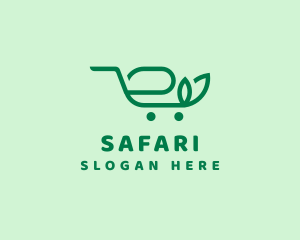 Agriculture - Organic Shopping Cart logo design