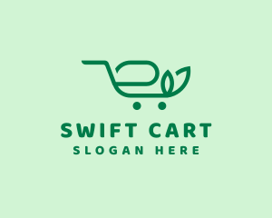 Organic Shopping Cart  logo design