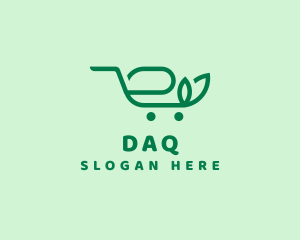 Organic Products - Organic Shopping Cart logo design