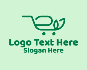 Organic Products - Organic Shopping Cart logo design