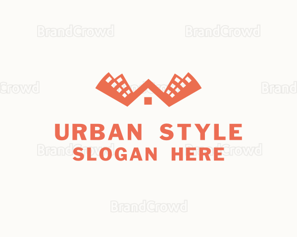 Building Roof Zigzag Logo