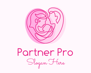 Husband - Family Planning Heart logo design