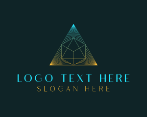 Developer - Generic Tech Pyramid logo design