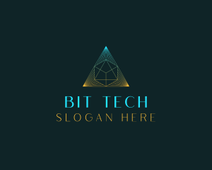 Generic Tech Pyramid logo design