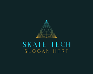 Generic Tech Pyramid logo design