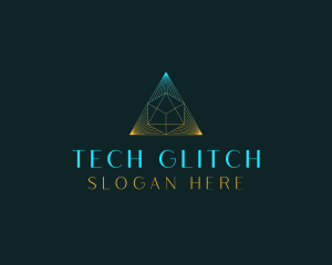 Generic Tech Pyramid logo design