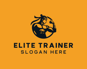 Gym Trainer Workout logo design