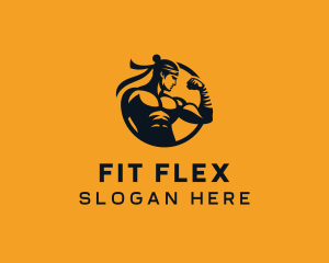 Gym Trainer Workout logo design