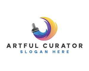 Art Paint Paintbrush logo design