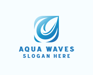 Waves - Wave Tech Circuit logo design