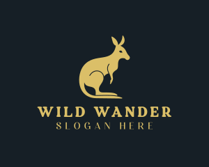 Wild Kangaroo Safari logo design