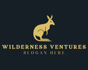 Outback - Wild Kangaroo Safari logo design