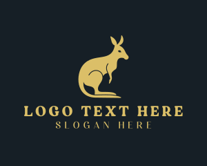 Wild Kangaroo Safari Logo