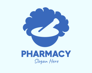 Blue Cloud Pharmacy logo design