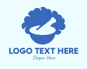 Mixing Bowl - Blue Cloud Pharmacy logo design