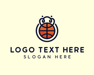 Tourney - Basketball League Tournament logo design