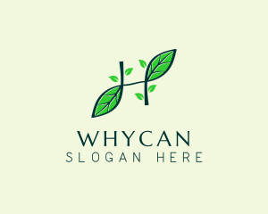 Vegetarian - Organic Farm Letter H logo design