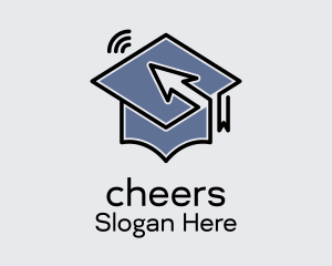 Signal Arrow Graduation Cap Logo