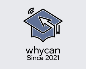 Academe - Signal Arrow Graduation Cap logo design