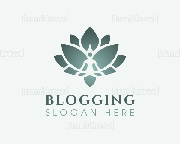 Sitting Meditation Lotus Logo