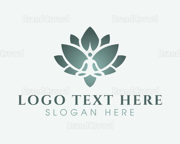 Sitting Meditation Lotus Logo