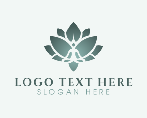 Sitting Meditation Lotus Logo